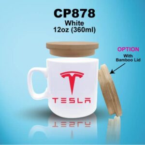 CP858 Inner White Coloured Mugs with Lid