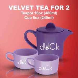 16oz Lovely Velvet Teapot For Two